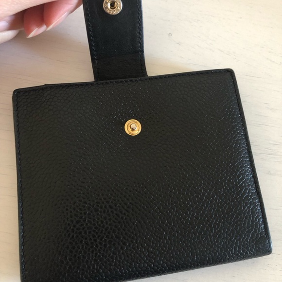 Chanel Timeless Flap Vintage Wallet in Black Caviar Leather - Picture 8 of 13